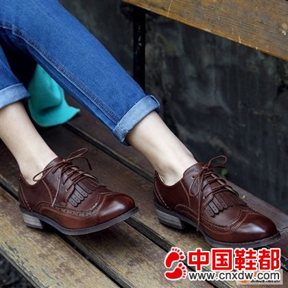 2014秋季新款欧美英伦复古牛津鞋圆头百搭平底单鞋女鞋 一件代发