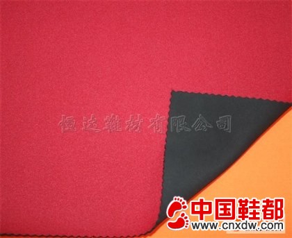 厂家供应各类鞋材辅料SBR料乳胶鞋用内里东莞达恒复合厂