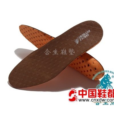 合生鞋垫厂家生产男装真皮增高鞋垫 休闲透气 EVA底轻便舒适 D-06