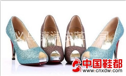 闪光格利特特殊皮革鞋材料