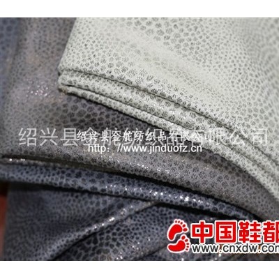 供应鞋材面料 烫金麂皮绒 高跟鞋鞋面