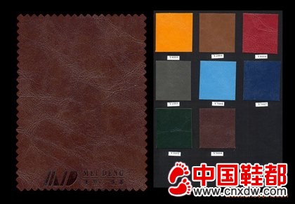 鞋用擦焦PU人造皮革、手袋合成皮革
