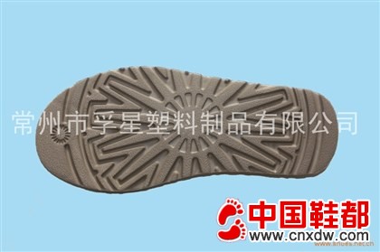 厂家直销橡胶发泡太阳花雪地靴鞋底