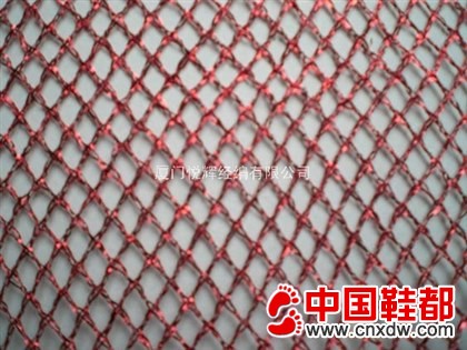 金银丝网布-双面红色