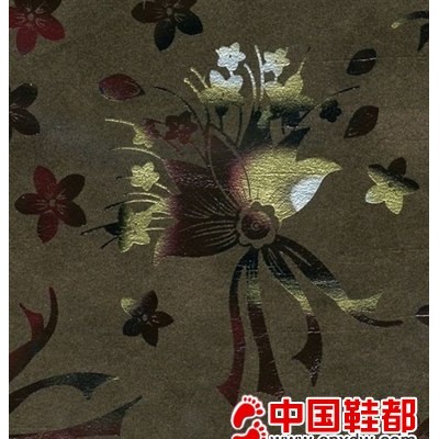 A399-军绿 经编麂皮绒印花