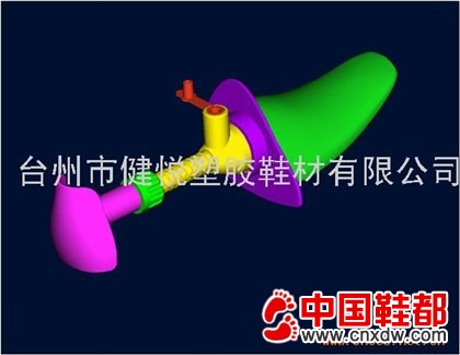 伸缩充气鞋撑