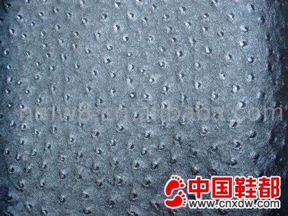 鸵鸟纹皮革