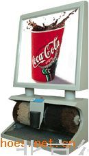 单画面广告擦鞋机