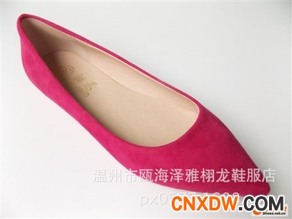 栩龙新款女鞋 舒适透气女单鞋 平底婚庆鞋 欧美爆款懒人鞋