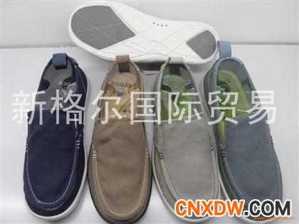 CROCS 圣克鲁兹新款沃尔卢帆布鞋，网布鞋，EVA花园鞋男套脚鞋