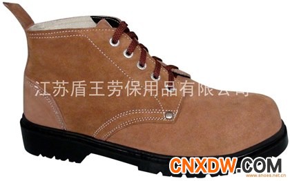 盾王9788-7防砸劳保鞋 翻毛牛皮安全鞋 橡胶耐磨底