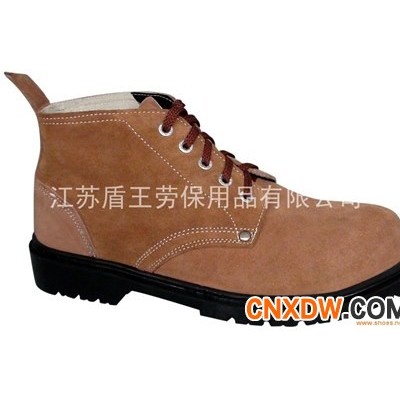 盾王9788-7防砸劳保鞋 翻毛牛皮安全鞋 橡胶耐磨底