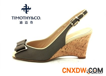 TIMOTHY&CO./迪迈奇 新款进口优质高档方跟女凉鞋
