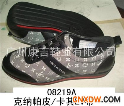 KJ08219A - 男鞋网店代理最佳选择,LV品牌男鞋，淘宝热销休闲鞋