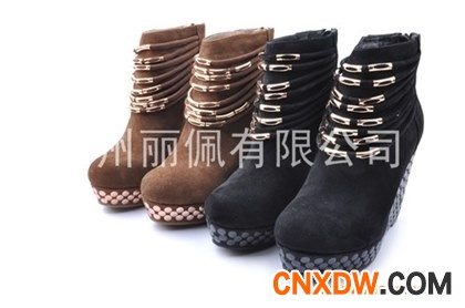 新款女靴 高贵时尚女式短靴 eminiko品牌女靴