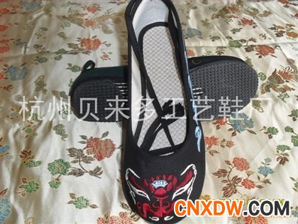 杭州贝来多工艺鞋厂：工艺鞋.绣花鞋.布鞋.老北京布鞋.汉舞鞋