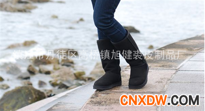 maomaoboots批发5815羊皮毛一体雪地靴 黑色 支持代发