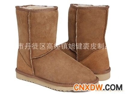5825羊皮毛一体雪地靴批发加盟招商
