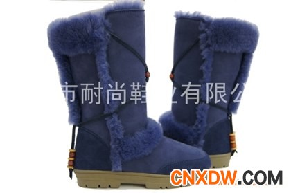 UGG羊皮毛一体雪地靴 雪地靴批发 保暖靴 毛线靴 羊毛靴