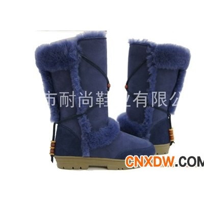 UGG羊皮毛一体雪地靴 雪地靴批发 保暖靴 毛线靴 羊毛靴
