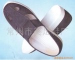 Z供应防静电青帆布四孔鞋