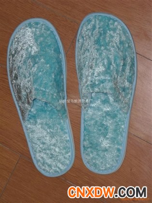 富贵绒工艺拖鞋