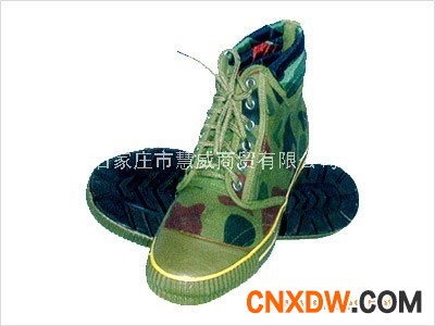 高腰迷彩防滑鞋