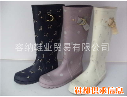 供应日韩式时尚橡胶雨鞋