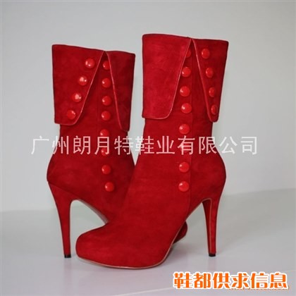 供应VELONY新款女式真皮反领女靴