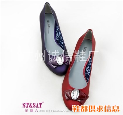 2010年新款星期六女单鞋，外贸鞋