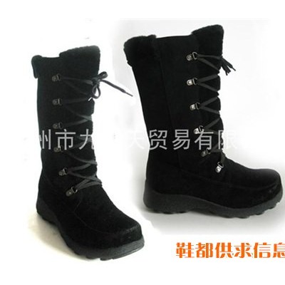 时尚雪地靴 高筒 牛皮雪地靴