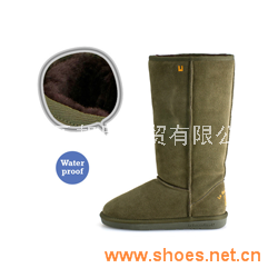 Le Bunny Bleu11冬新款女长靴Listena牛皮厚底防水雪地靴