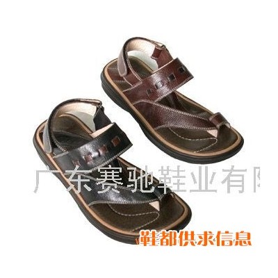 男式精品凉鞋