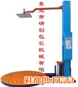 自动压顶预拉伸缠绕打包机 广东惠州深圳广州栈板缠绕机