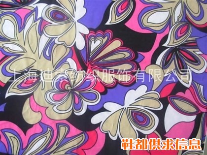 涤纶长丝印花针织面料