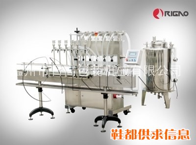 活塞式直线液体灌装机RGY6T-6G/温州日高包装