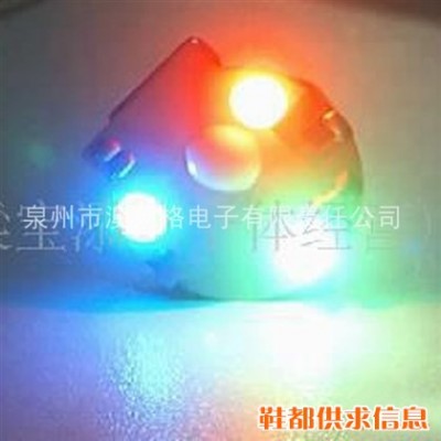 直销LED七彩鞋灯、防水鞋灯、LED电子鞋灯 、音乐鞋灯