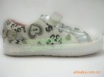 Z中童女鞋。帆布，休闲。学生鞋。
