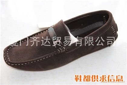 国际大牌外贸原单正品豆豆鞋四季鞋磨砂真皮透气驾车男鞋帆船鞋男