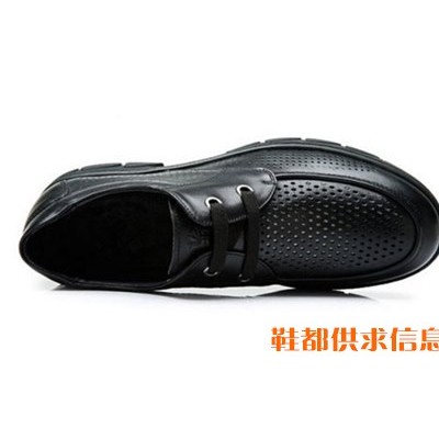 时尚透气鞋镂空皮鞋