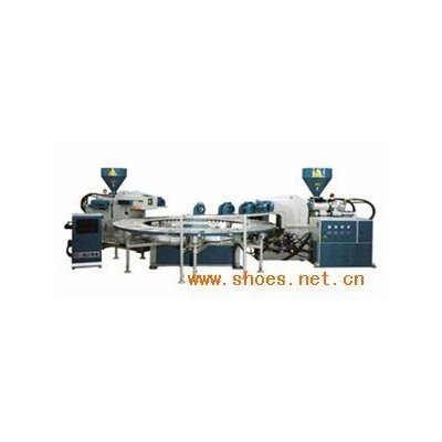 OY-8220 全自动圆盘式双色塑胶鞋底注射成型机
