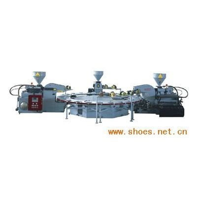 OY-8324A 全自动圆盘式三色塑胶鞋底注射成型机