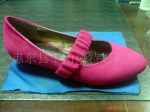 Z女鞋厂家20对起点钻蝴蝶结平底鞋 ..