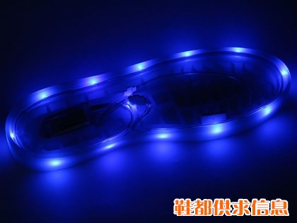 LED七彩跑马充电鞋灯 16模式