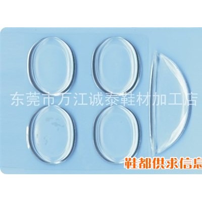 东莞加工全硅胶鞋垫后跟垫