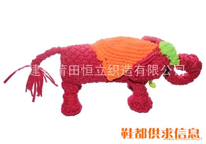 鞋带编织品--大象