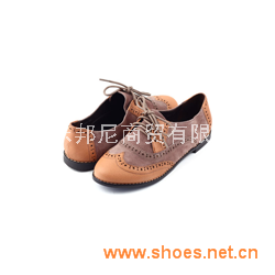 Le Bunny Black2011新款Boyish羊皮英伦风平底布洛克女牛津鞋