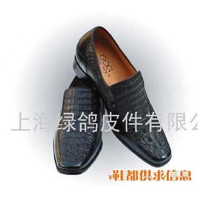王子小牛/真鳄鱼皮增高鞋