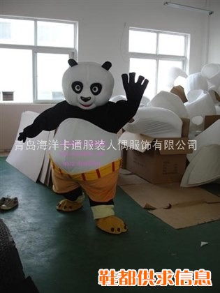 供应山东青岛海洋卡通服装东营动漫卡通功夫熊猫