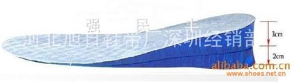 供应韩国超流行双层蜂窝内增高鞋垫批发1双起批